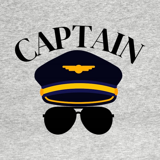 Pilot Captain Aviator Gift by Haperus Apparel